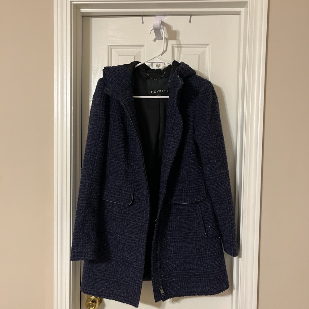 Novelty Women's Navy Trench Coat
